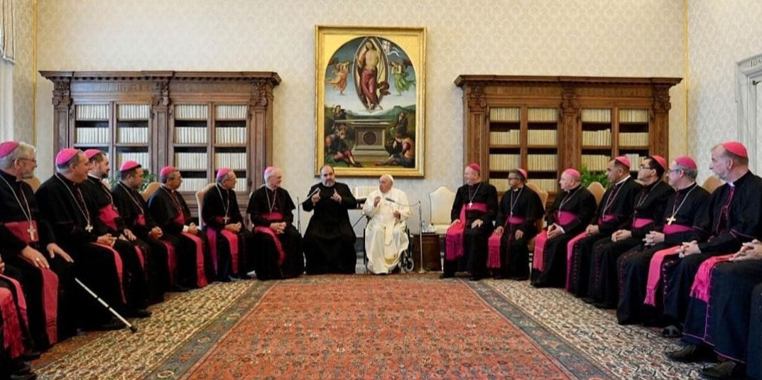 Des évêques brésiliens ont rencontré le pape François
